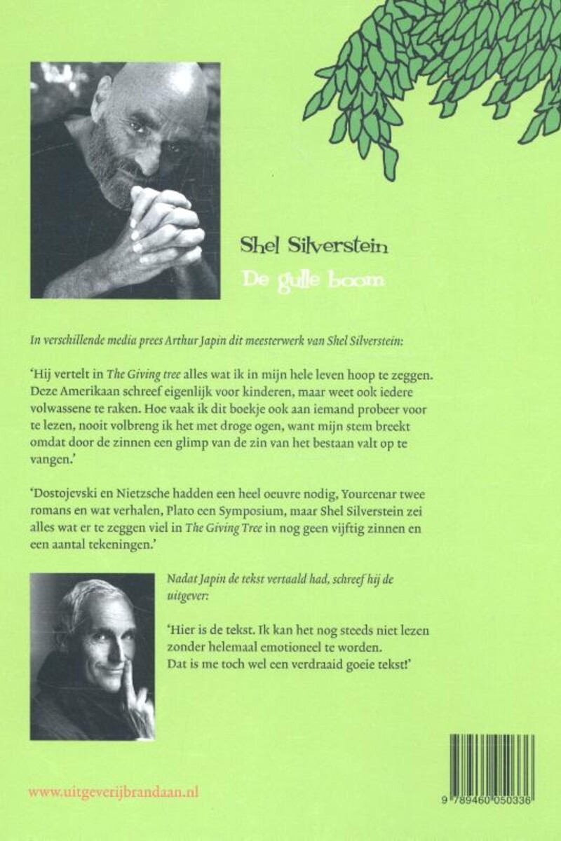 De gulle boom<br>Boek