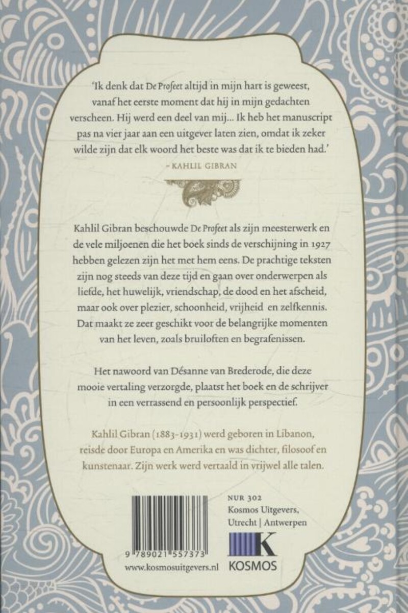De profeet<br>Boek