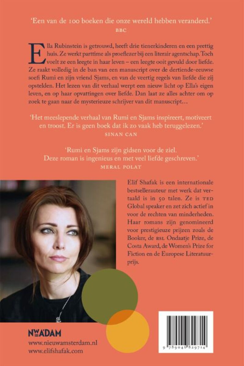 De veertig regels van liefde<br>Boek