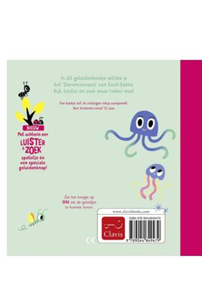 Dierencarnaval van Saint-Saëns<br>Boek