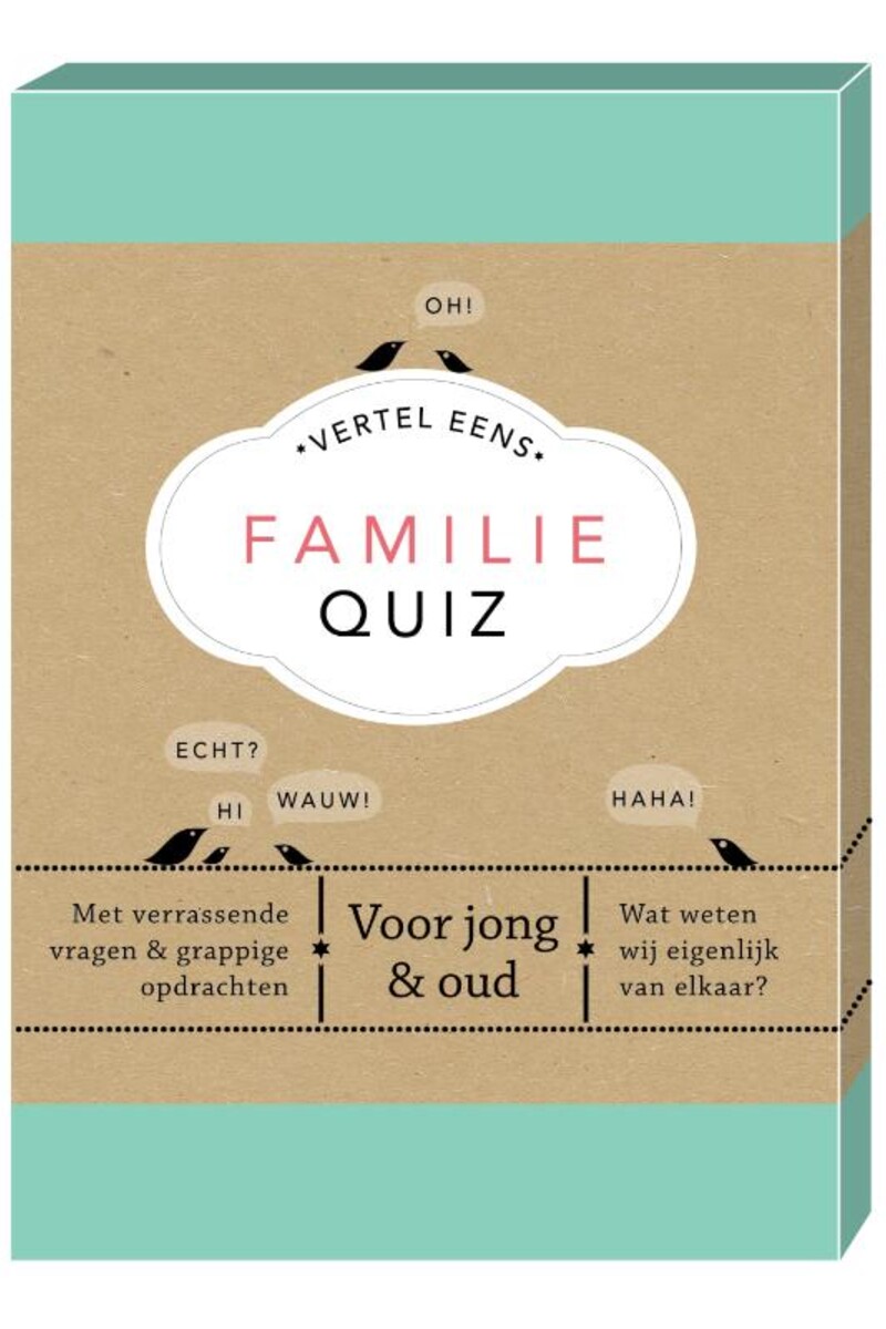 Familie Quiz<br>Vertel eens - Spel