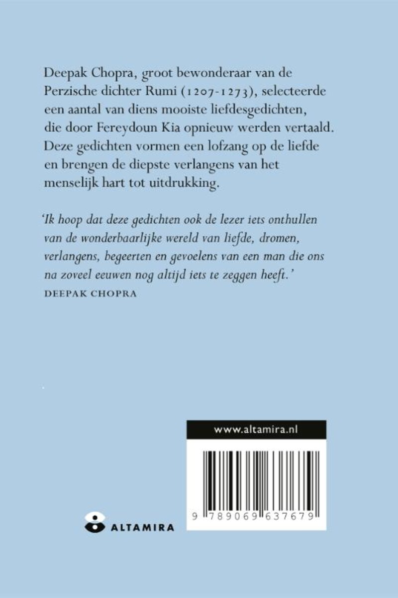Liefdesgedichten Rumi<br>Boek